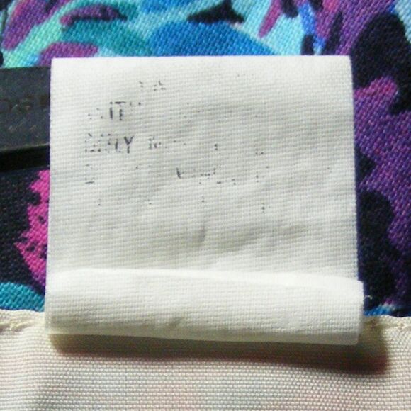 Vintage WRANGLER Shirt, L,  Blue/Purple floral,  Flaps, Button front, LS - Picture 11 of 11